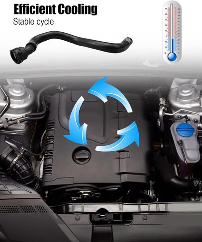 Coolant Heater Hose Heater Core to Pipe Fit for Audi A4 Quattro 2005 2006 2007 2008 2009, Water Supply and Return Hose Replace 8E1819373R 8E1819373C 8E1819371T in Saudi Arabia