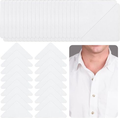 200Pcs Dress Shirt Collar Stays,Shirt Collar Stays for Men,No Curl Dress Shirts Collars Inserts,Plastic Collars Stay for Men, Anti-Warping Edge Stay for Any Shirts of Collared in Saudi Arabia