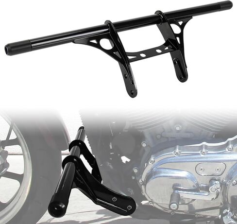 شريط تحطم الدراجة النارية للرياضي 2004-2025، شريط دعم محرك PSLER متوافق مع Sportster 883 XL883 1200 Iron 883 Seventy-Two-Eight XL50 XR1200 XR1200X، أسود in Kuwait
