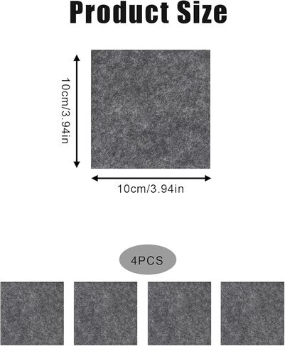4pcs Nano Cloth, 3.94x3.94in Car Scratch Remover Multi-Purpose Shine Cleaning Cloth to Erase Car Scratch Sparkle Cloth for Easily Repair Vehicles Paint Residues Water Spots in Saudi Arabia