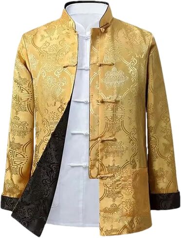 Men Chinese Dragon Shirt Kung Fu Coats Tang Suit Traditional Chinese Clothing for Men Jackets Hanfu Men Clothing in Saudi Arabia