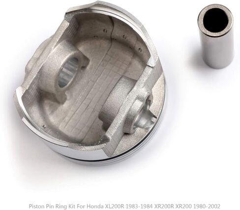 طقم حلقة المكبس Areyourshop + 0.50 مم لسيارة Honda XL200R 1983-1984، XR200R 1981-2002، XR200 1980-1983 حجم التجويف 66.00 مم in Kuwait