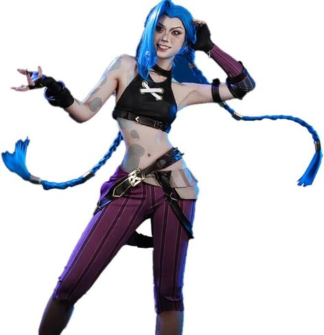 KIRA KIRA Game Cosplay Costume Doki-SR Upgraded Vest Sleeves Pants Outfits Halloween Costume in Saudi Arabia
