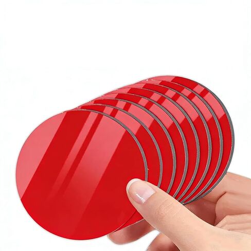 وسادات لاصقة مزدوجة الجوانب شديدة التحمل، دائرية 2.2 بوصة * 12 قطعة شريط لاصق قوي مقاوم للماء ومقاوم للحرارة، شريط إسفنجي شديد التركيب، للاستخدام المنزلي في السيارة في الهواء الطلق in Kuwait