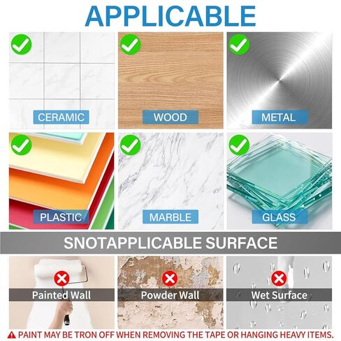 شريط مزدوج الجوانب عالي التحمل، شريط إسفنجي مقاوم للماء لاصق قوي بطول 10 أقدام × 1.2 بوصة، شرائط لاصقة مقاومة لدرجات الحرارة العالية للجدران، السيارات، في الهواء الطلق in Kuwait