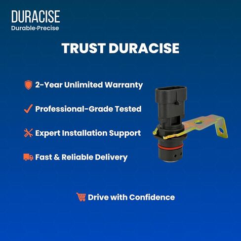 مستشعر موضع العمود المرفقي للمحرك من DURACISE متوافق مع 1999-2007 شيفروليه سيلفرادو 1500، تاهو، سوبربان، بليزر، أسترو وجي إم سي سييرا 1500، يوكون، جيمي، سفاري، سونوما | تصنيع المعدات الأصلية #12596851، 10456042 in Kuwait