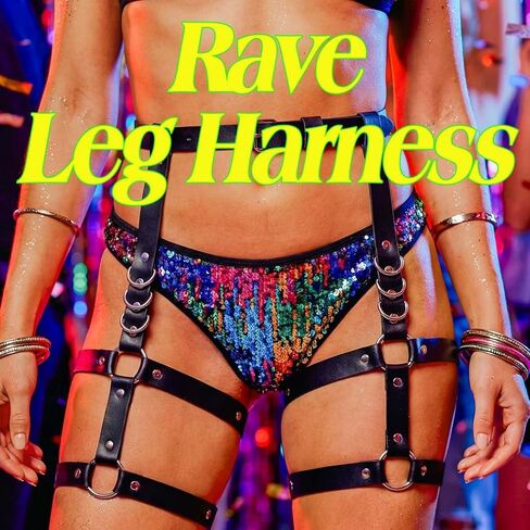 REETAN Fashion Thigh Harness Leather Goth Leg Body Accessories for Women in Saudi Arabia