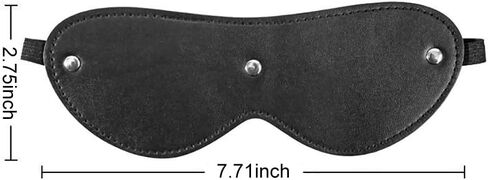 Silicone Ball Gag and PU Leather Blindfold for Adult Play,Adjustable Strap on Mouth Gag and Eye Mask Sex Toy for Adults in Kuwait