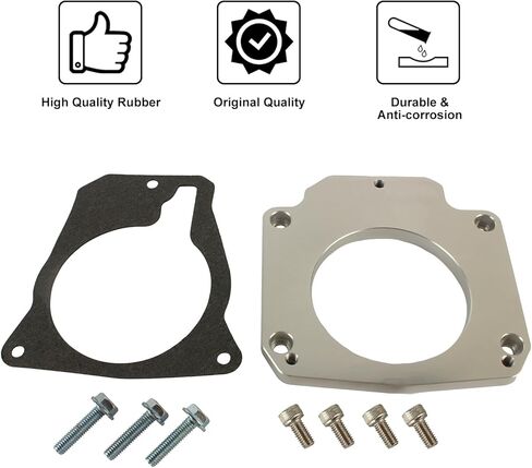 LS3 4 Bolt Intake to LS1 3 Bolt Throttle Body Adapter for Drive By Wire 551567 Compatible with TB DBW LS2 LH6 L92 L76 LY2 LY5 LY6 LC9 LFA LH8 LMG L98 L9H L20 L94 LZ1 L99 L96 LC8 L77 in Saudi Arabia