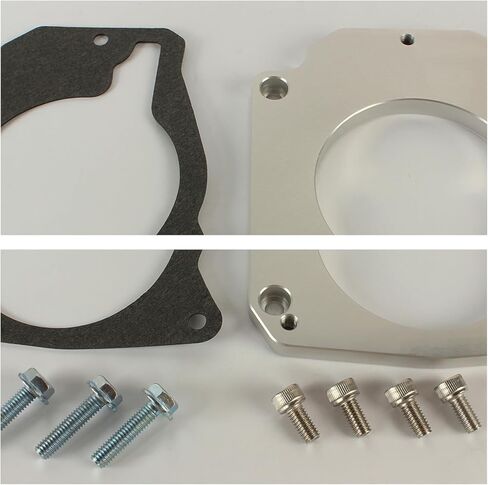 LS3 4 Bolt Intake to LS1 3 Bolt Throttle Body Adapter for Drive By Wire 551567 Compatible with TB DBW LS2 LH6 L92 L76 LY2 LY5 LY6 LC9 LFA LH8 LMG L98 L9H L20 L94 LZ1 L99 L96 LC8 L77 in Saudi Arabia