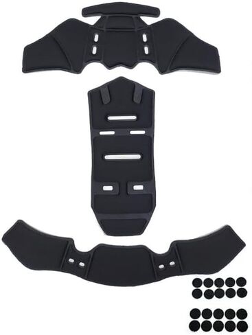 بطانة خوذة دراجة نارية لـ Nolan N100 2006-2010، استبدال بطانة داخلية قابلة للإزالة، مجموعة وسائد إسفنجية ناعمة، سهلة التركيب للركوب اليومي، أسود in Kuwait