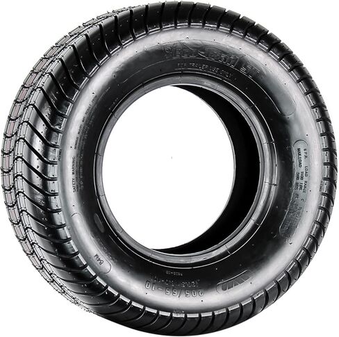 eCustomrim 2-Pack Trailer Tire 20.5X8.0-10 205/65-10 Load Range C 6 Ply Tractor Mower, Meets D.O.T. 2 Year Warranty in Saudi Arabia
