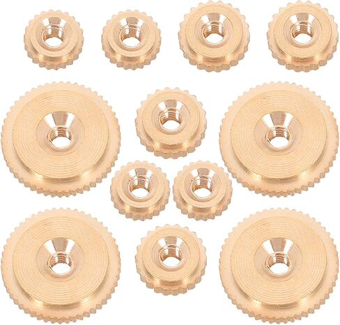 12pcs Clock Hand Nut Assortment, Brass Parts, Mechanical Movement Repair Components for Grandfather, Clocks Hand, Grandfather Wall in Saudi Arabia