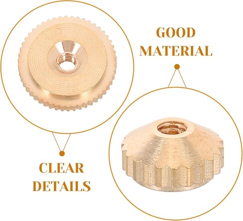 12pcs Clock Hand Nut Assortment, Brass Parts, Mechanical Movement Repair Components for Grandfather, Clocks Hand, Grandfather Wall in Saudi Arabia