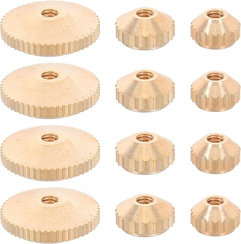12pcs Clock Hand Nut Assortment, Brass Parts, Mechanical Movement Repair Components for Grandfather, Clocks Hand, Grandfather Wall in Saudi Arabia