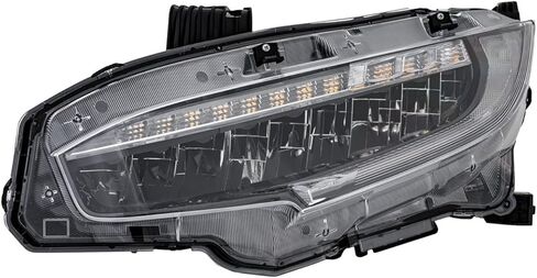 Replacement Headlight Kit Driver Side fits Honda Civic Hatchback 2020-2021 1.5L Turbo (North America Built) (LED) in Saudi Arabia