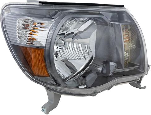 مجموعة المصابيح الأمامية البديلة (جانب الركاب) تناسب Toyota Tacoma 2005-2007 4.0L V6 هالوجين نوع 1 - تتضمن الحاجز والشبكة in Saudi Arabia