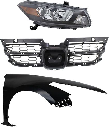 Replacement Headlight Kit fits Honda Accord 2011 EX/EX-L LX-S Coupe Passenger Side 2.4L I4 (2011) in Saudi Arabia