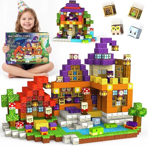 City Traffic Magnetic Blocks Set,Child-Safe STEM Toys with Fully Encased Magnets Non-Toxic & Choking-Proof Travel Learning Gift for Ages 3-8 Car/Airplane Toddler Toy Birthday (49 PCS) in Saudi Arabia