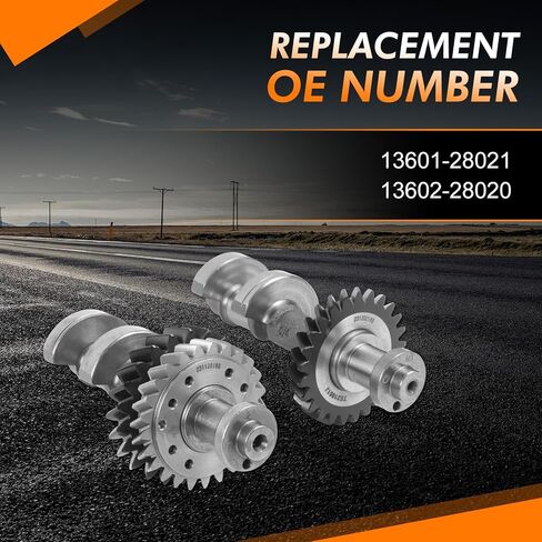 13601-28021 13602-28020 مجموعة عمود توازن المحرك قطعتين متوافقة مع محرك Toyota Camry Corolla Solara Matrix RAV4 2AZ-FE 2AZ-FXE Scion xB tC 2.4L 2.4L لمحرك Lexus HS250h 2007-2015 بعد السوق in Kuwait