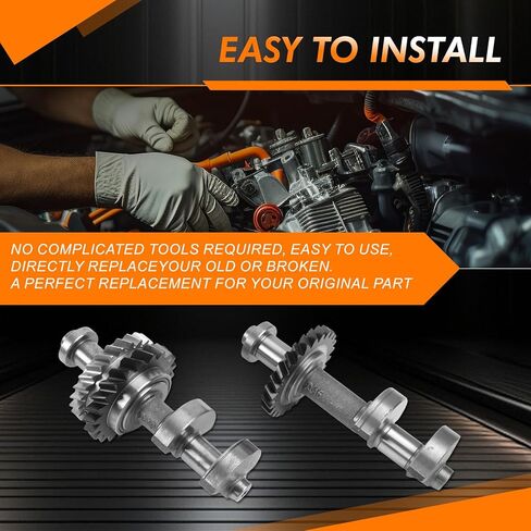 13601-28021 13602-28020 مجموعة عمود توازن المحرك قطعتين متوافقة مع محرك Toyota Camry Corolla Solara Matrix RAV4 2AZ-FE 2AZ-FXE Scion xB tC 2.4L 2.4L لمحرك Lexus HS250h 2007-2015 بعد السوق in Kuwait