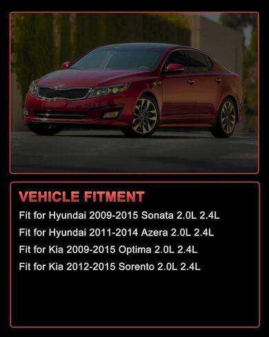 233002G520 Engine Oil Pump Shaft Balance Assembly, Replacement for 2009-2015 Kia Optima Sorento 2.0L 2.4L, 2009-2015 Hyundai Sonata Azera 2.0L 2.4L, Part# 23300-2G520 233002G510 23300-2G510 in Kuwait