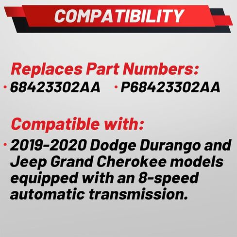 Upgraded Transfer Case Control Module Compatible with 2019-2020 Dodge Durango For 2019-2020 Jeep Grand Cherokee with 8 Speed Automatic Transmission Replace 68423302AA in Saudi Arabia