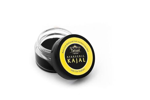 BABY Kajal With Pure Herbs, Medicated Soot And Desi Cow Ghee|Safe For Babies|Lab Tested|No Preservatives, Black, Matte Finish in Saudi Arabia