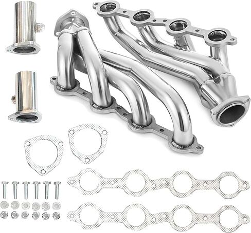 Stainless Steel LS Swap Headers Shorty Style for 4.8L 5.3L 5.7L 6.0L 6.2L, Universal Fit for Custom Swaps, Not Compatible with Factory LS Vehicles in Saudi Arabia