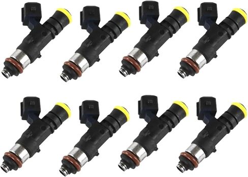 8 قطعة 210lb 2200cc حاقن الوقود متوافق مع هوندا أودي مازدا دودج جنرال موتورز 0280158829 EV6 EV14 LS3 LS7 كورفيت كامارو 2JZ in Saudi Arabia