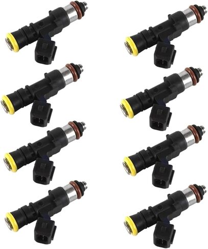 8 قطعة 210lb 2200cc حاقن الوقود متوافق مع هوندا أودي مازدا دودج جنرال موتورز 0280158829 EV6 EV14 LS3 LS7 كورفيت كامارو 2JZ in Saudi Arabia