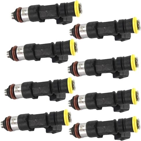 8 قطعة 210lb 2200cc حاقن الوقود متوافق مع هوندا أودي مازدا دودج جنرال موتورز 0280158829 EV6 EV14 LS3 LS7 كورفيت كامارو 2JZ in Saudi Arabia