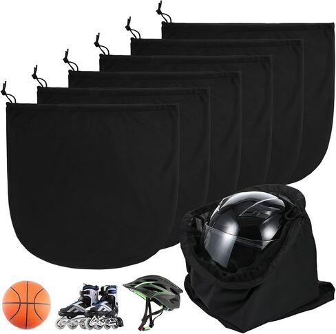 6Pcs Welding Helmet Bag Microfiber Ski Hood Storage Bags, Lightweight Motorcycle Helmet Storage Carrying Bag, Helmets Storages Large Helmets Organization for Football Hockey Ski Riding Racing Bicycle in Saudi Arabia