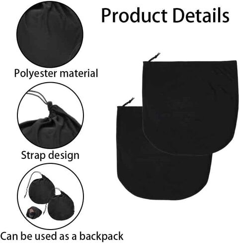 2 Pack Helmet Bags, Motorcycle Helmet Bag Hockey Helmet Bag for Sport Riding, Ski, Snowmobile, Large Size in Saudi Arabia
