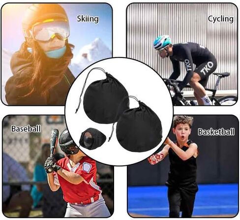 2 Pack Helmet Bags, Motorcycle Helmet Bag Hockey Helmet Bag for Sport Riding, Ski, Snowmobile, Large Size in Saudi Arabia