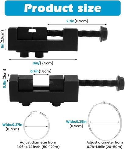 CV Boot Clamp Pliers with 10PCS Small and 10PCS Large Single Ear Hose Clamp, Single Ear Hose Drive Shaft CV Axle Boot Clamp Removal and Installation Tool for Most Cars(Color:Black) in Kuwait