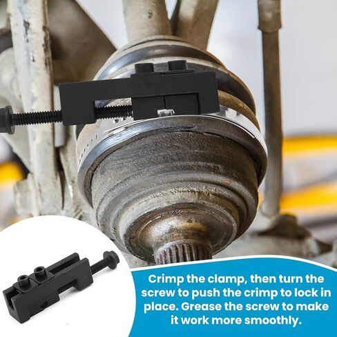 CV Boot Clamp Pliers with 10PCS Small and 10PCS Large Single Ear Hose Clamp, Single Ear Hose Drive Shaft CV Axle Boot Clamp Removal and Installation Tool for Most Cars(Color:Black) in Kuwait