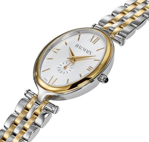 Balmain, Lady, Haute Elegance, Bicolor (Steel and Yellow PVD), Swiss Made, Quartz, Silver, Stainless Steel 316L, B81123922 in Saudi Arabia