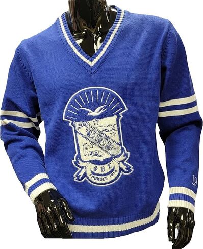 سترة Buffalo Dallas Phi Beta/Β Sigma Chenille برقبة على شكل حرف V [أزرق] - ID#33442-18-2-0-0 in Saudi Arabia