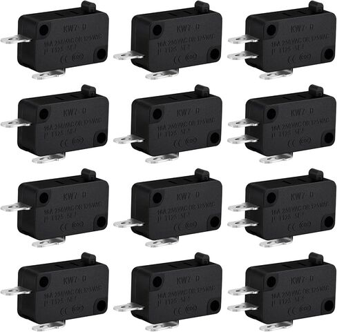 Weewooday 12 Pcs Microwave Oven Door Switch Replacement Part Compatible with W10269458 W10727360 W10269460 SZM-V16-FC-61 SZM-V16-FC-62 SZM-V16-FC-63, Most Microwave Ovens in Kuwait