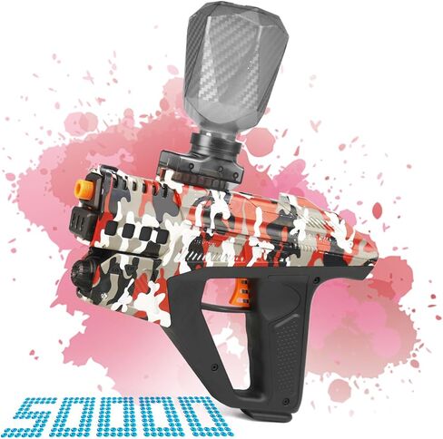 Gel Blaster Electric 3 Mode High SPEDE 160+ FPS Digital Share Shreeping Count Ball Ball Reconsable 70 FT SPLAT BALL TOY - لعبة إطلاق النار في الهواء الطلق تتراوح أعمارهم بين 14+ (أسود) (أسود) in Kuwait