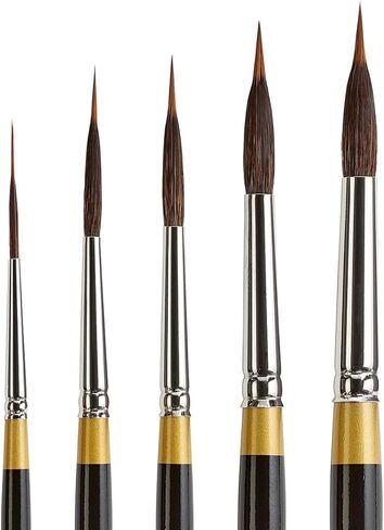 KINGART Original Gold 9035-6 Round Needle Point Artist Paint Brush in Saudi Arabia