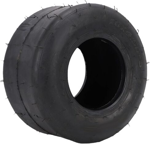 إطار أملس مقاس 10x4.50-5 من Generic، إطار عربة سباق Kart Drift Trike بدون أنبوب لتعزيز التحكم والمتانة، سهل التركيب، مادة مطاطية ممتازة، ملاءمة عالمية in Kuwait