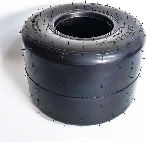 Go Kart Racing Tires, Rubber 11x7.10-5 & 10x4.50-5 Non-Deforming Replacement Tires for Competitive Kart Use, Universal Fit (11X7.10-5) in Saudi Arabia