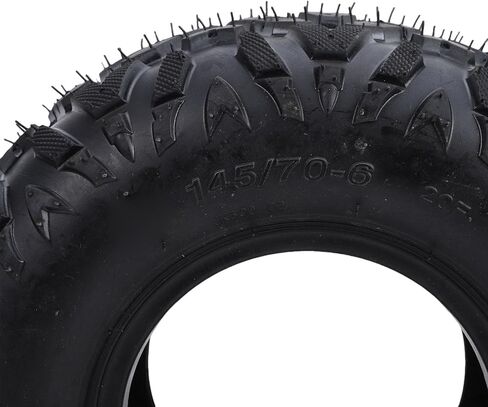 Diydeg 145 70 6 Tire, High Performance Rubber Tire for ATV UTV Quad Off Road Go Kart Cart, with Innovative Tread Pattern for Enhanced Traction and Durability in Saudi Arabia