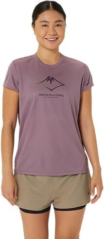 ASICS Women's FUJITRAIL LOGO Short Sleeve TOP RUNNING Apparel in Saudi Arabia