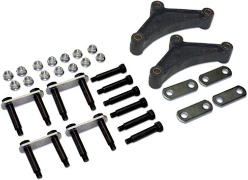 Lippert Replacement Tandem Axle Attaching Parts (AP) Kit with Long Equalizer and Standard Bolts for RV Trailer Suspensions - 121099 in Saudi Arabia