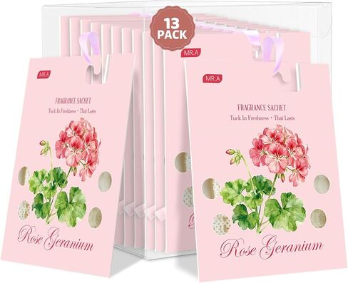 13 عبوة من أكياس معطرة برائحة إبرة الراعي من MR.A، أكياس أكياس عطرية للأدراج والخزائن، معطرات هواء للسيارة والمنزل، معطرات أدراج خزانة الملابس ومزيل الروائح الكريهة in Kuwait