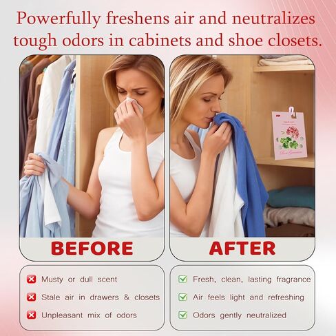 13 عبوة من أكياس معطرة برائحة إبرة الراعي من MR.A، أكياس أكياس عطرية للأدراج والخزائن، معطرات هواء للسيارة والمنزل، معطرات أدراج خزانة الملابس ومزيل الروائح الكريهة in Kuwait