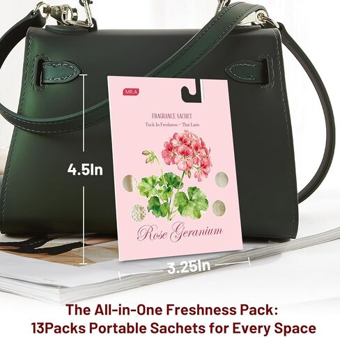 13 عبوة من أكياس معطرة برائحة إبرة الراعي من MR.A، أكياس أكياس عطرية للأدراج والخزائن، معطرات هواء للسيارة والمنزل، معطرات أدراج خزانة الملابس ومزيل الروائح الكريهة in Kuwait